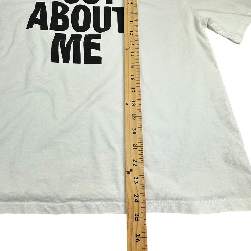 Zara Text T Shirt Tee Size Med Black/White Minimalist Post Ironic Streetwear - Picture 9 of 11